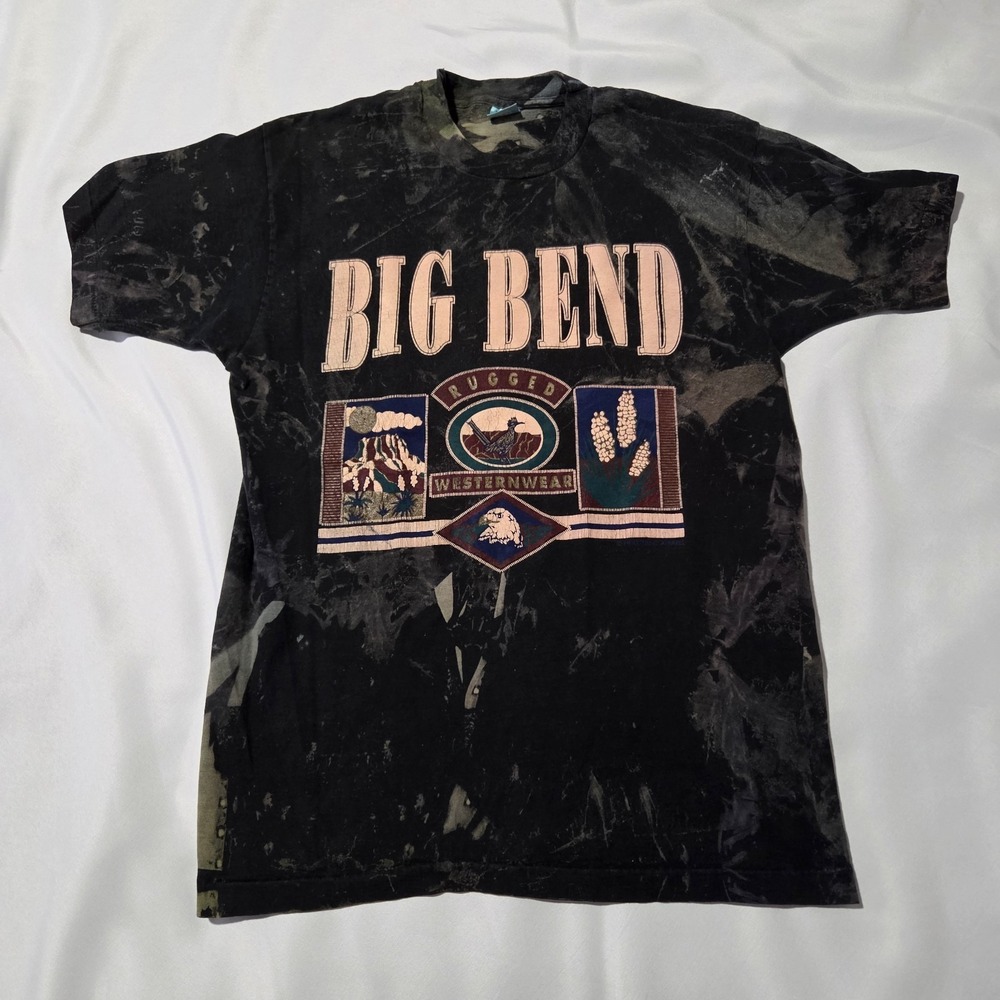 Vtg 90s Big Bend National Park T-Shirt Men's Large Fruit of the Loom Single Stit
